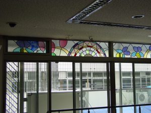 東京足立病院ステンドグラス