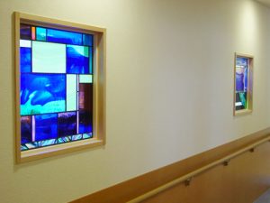 八王子市平川病院ステンドグラス