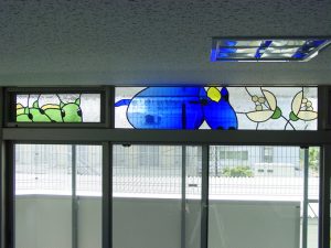 東京足立病院ステンドグラス