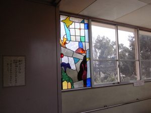 春日部市立緑小学校卒業記念ステンドグラス