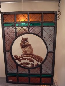 シマリス ステンドグラス